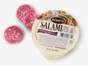 Salami Snack Cups Product Shot - Busseto Foods