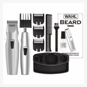 Wahl Mustache & Beard Battery Trimmer Bonus Nose & - Wahl Mustache & Beard Battery Trimmer Kit