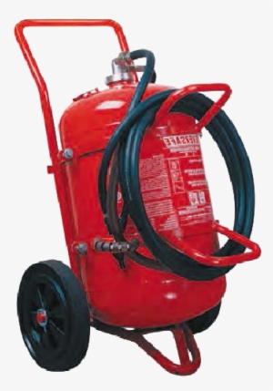 Wheeled Fire Extinguishers - Fire Fighting Equitments Png