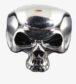 Vance Stainless Steel Men's Punisher Skull Ring - Stainless
