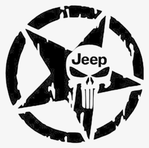 Jeep Punisher Star Decal Punisher Skull Decal, The
