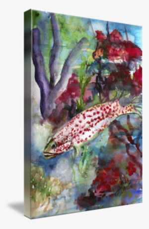 Vector Transparent Library Ocean Life Coral Fish By - Watercolor Painting