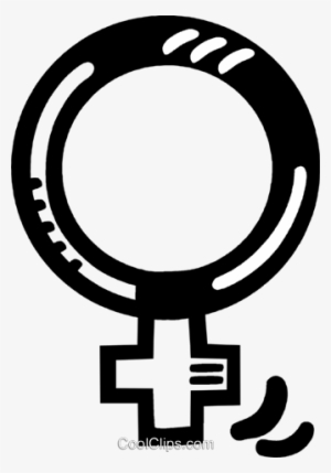 Female Symbol Royalty Free Vector Clip Art Illustration