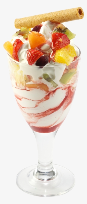 Fruit Salad With Ice Cream Png Image Background - Fruit Salad With Ice Cream Png