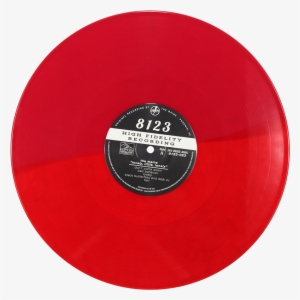 Transparent Vinyl Red - Circle