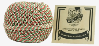 Red, White & Green Cotton Twine/string Balls - Polypropylene Baler Twine