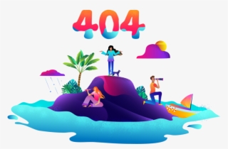 404 Error Lettering Website Logo Flat Animation Web