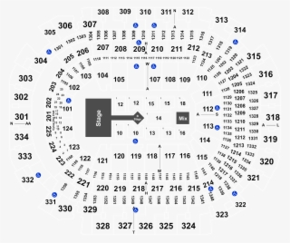 Full Map - American Airlines Center Map Carrie Underwood
