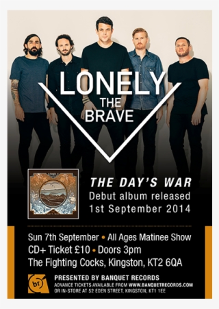 Lonely The Brave / Patrick Craig - Banner