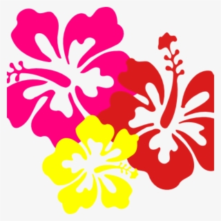 Hawaiian Border Clip Art Hawaiian Flower Clip Art Borders - Flowers Of Hawaii Png