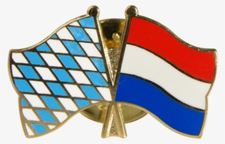Netherlands Friendship Flag Pin, Badge - Bayern Österreich Flagge