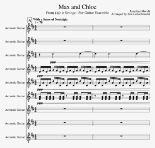 Max And Chloe Sheet Music For Guitar, Percussion, Voice - Lith Harbor Piano Sheet