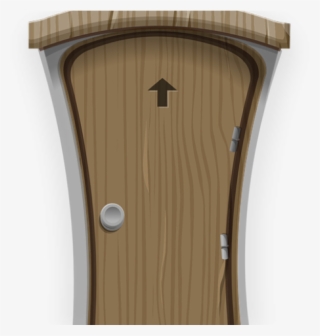 Doorway Clipart Small Door - Plywood