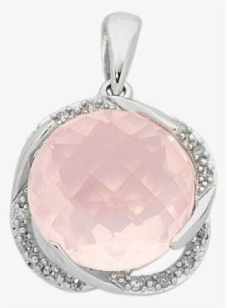 Rose Quartz Pendant - Locket