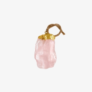 Rose Quartz Gem Ornament - Handbag