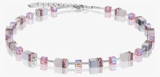 Coeur De Lion Geocube® Necklace Rose Quartz Accessories - Coeur De Lion Nyaklánc