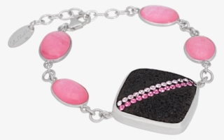 Lava Rock Rose Quartz Bracelet - Bracelet