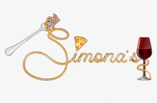 Simona's Restaurant Logo - Wine Glass