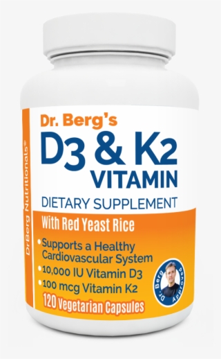 Berg's D3 & K2 Vitamin - Vitamin K2 Dr Berg