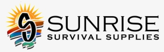 Sunrise Survival Supplies Logo Hz Blue - Parallel