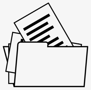 Files Png Pic - Stationary Clipart Black And White