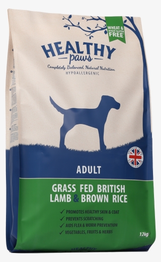 12kg Grass Fed British Lamb & Brown Rice - Dog Food