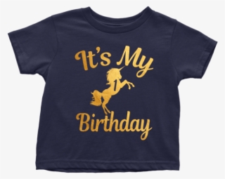 Magical It's My 1st Birthday Gold Unicorn 1 Babies - T-shirt